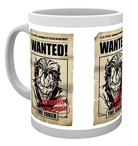 GB Eye LTD, Batman Comic, Joker Wanted, Taza