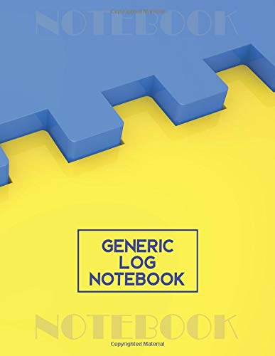 Generic Log Notebook: Ruled Lined Daily Inventory Book Paper Generic Multipurpose Logbook Journal Record Book Information Sheet, Jotter, Record Books, ... Boys, 110 Pages. (Essential Office Supplies)