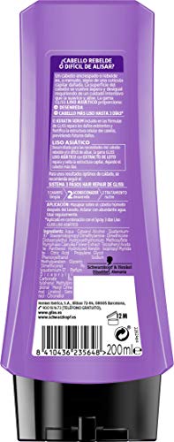 Gliss - Acondicionador Liso Asiático - 200ml - Schwarzkopf