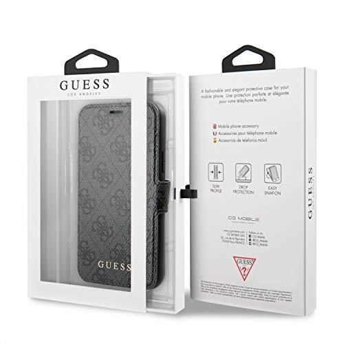 Guess GUFLBKSN654GG - Carcasa para iPhone 11 Pro MAX, Color Gris