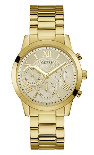 Guess Reloj Analógico para Mujer de Cuarzo con Correa en Acero Inoxidable W1070L2