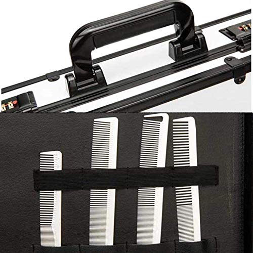 Hairdressing Bag-LQ Organizador de la Maleta portátil para peluquería Tijeras de Corte Peine de peluquería Caja de Seguridad de la contraseña portátil Peluquero Estilista Kit