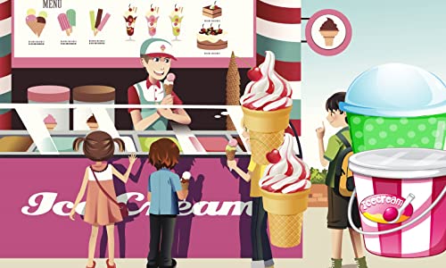 Helado ! juego para los niños : descubrir el mundo de los helados ! juegos para niños - Explora una heladería y el camión de helados - GRATIS