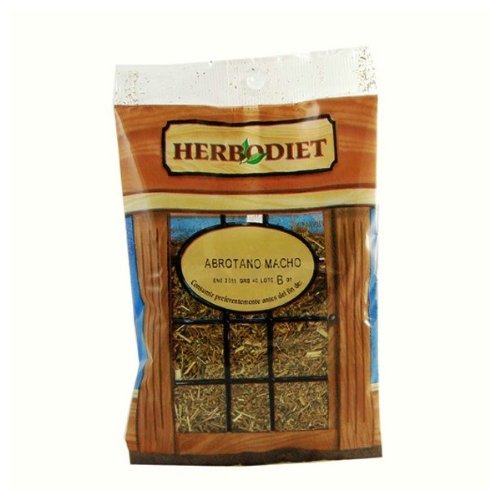 HERBODIET ABROTANO Macho Bolsa 50 Gramos, Negro, Estandar