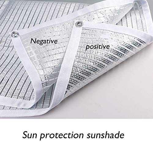 HH- Tela de Sombra Be Cool Solutions: 75% De Tela De Aluminio Reflectante para Cortinas, Red De Aislamiento Térmico Red De Protección para Patio Jardín Balcón (Size : 4×6m)