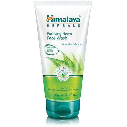 Himalaya Herbals - Espuma Limpiadora Purificante De Neem y Curcuma, Hidratante Facial Natural, 150 gramos