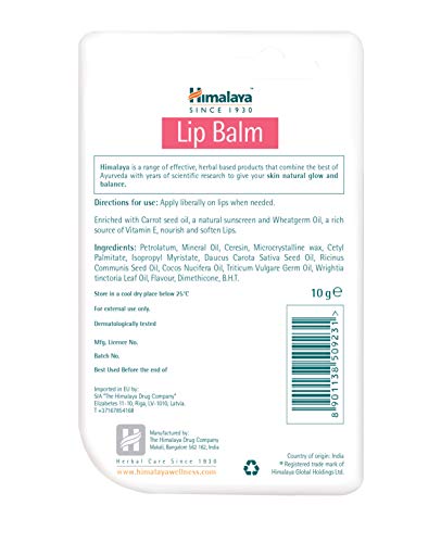 Himalaya Herbals Lip Balm 10g