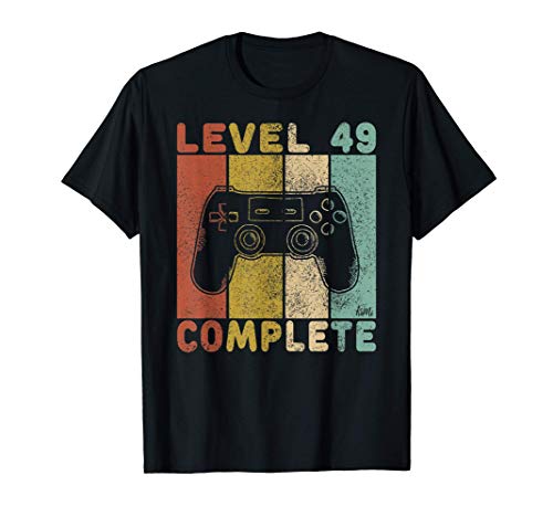 Hombre Camiseta Gamer 49 Cumpleaños Regalo Para Hombres 49 Años Camiseta