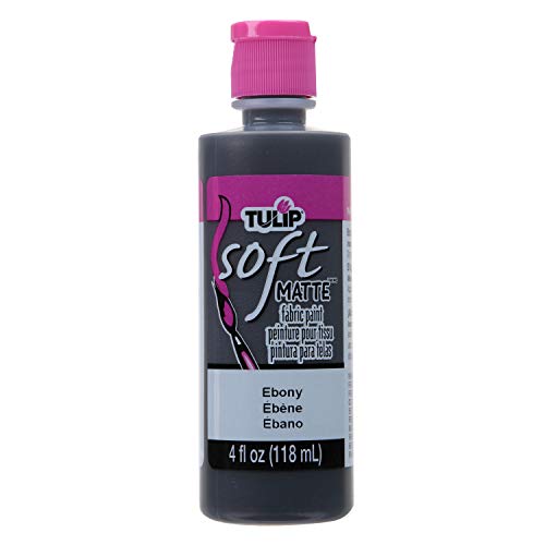 I Love para Crear Tulip Pintura de Tela Suave 4oz-Matte – Negro