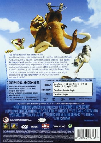 Ice Age 2: El deshielo [DVD]