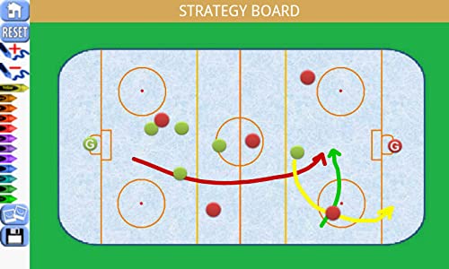 Ice Hockey Clipboard & Scoreboard (for Kindle, Tablet & Phone)