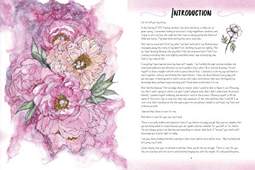 Illustration Studio: Inking Florals: A Step-By-Step Guide to Creating Dynamic Modern Florals in Ink and Watercolor