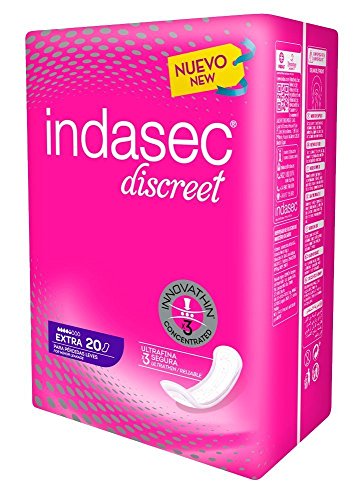 Indasec Compresa Grande Extra - 20 Unidades (Pack 3)