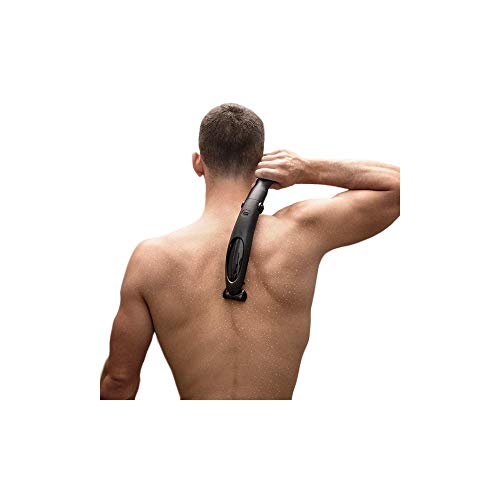 InnovaGoods IG114543 Depiladora Corporal para Hombre con Mango Extensible