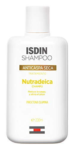 Isdin Nutradeica Champú Anticaspa Seca, Reduce la caspa y Alivia el Picor del Cuero Cabelludo 1 x 200ml