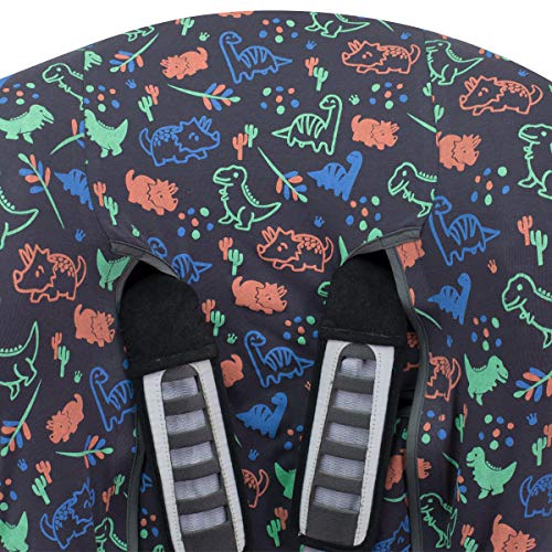 JANABEBE Funda Universal para Silla de Coche Grupo 1-2-3 Happy Dino