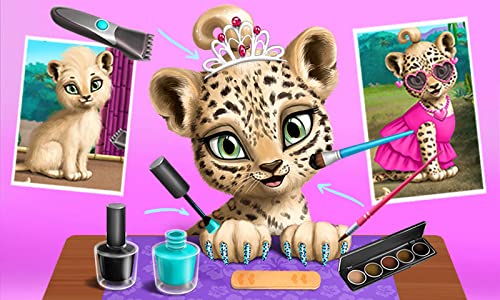 Jungle Animal Hair Salon - Juego de corte y peinado y moda para niños