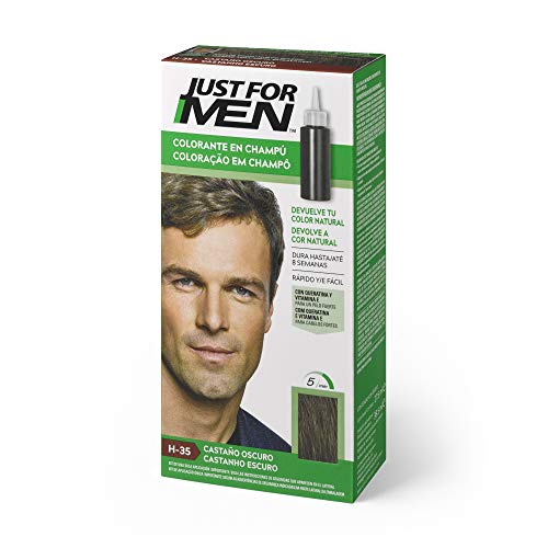 Just For Men Just For Men Tinte Colorante En Champu Para El Cabello Del Hombre. Castaño Oscuro 120 G