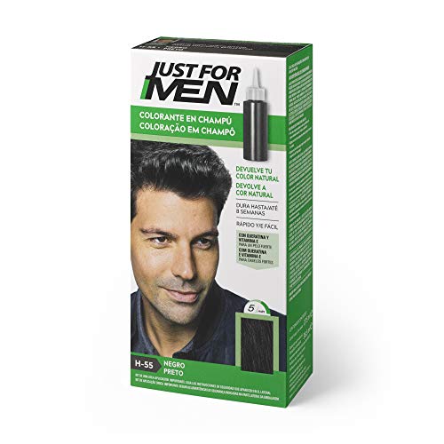 Just For Men Just For Men Tinte Colorante En Champu Para El Cabello Del Hombre. Negro 120 G