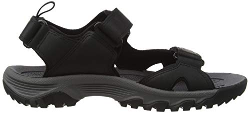 Keen Targhee 3 Open Toe, Sandalias Deportivas para Hombre, Black/Grey, 23 EU