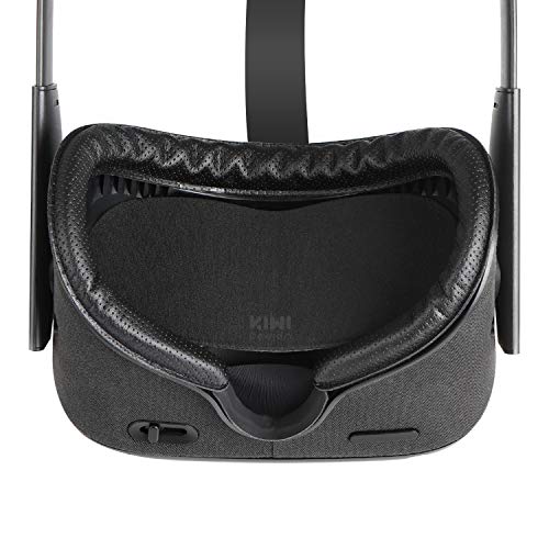 KIWI design Oculus Quest Cover Accessori 5 en 1, Soporte de Interfaz Facial Antifugas, Face Cover de PU, Cubierta de Lente a Prueba de Polvo, Almohadilla Nasal Antifugas para Oculus Quest