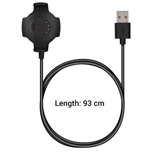 kwmobile Cable de Carga Compatible con Xiaomi Huami Amazfit - Conector USB con Base de conexión para Fitness Tracker y smartwatch
