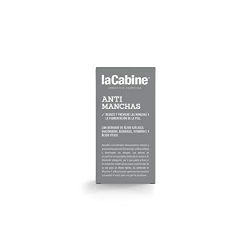 La Cabine - Ampollas Antimanchas - Despigmentante Facial - Serum Antimanchas para la Cara que reduce la Melanina de la Piel y previene la formación de manchas