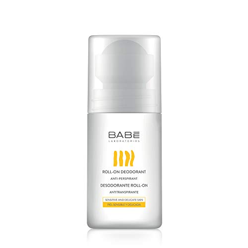 Laboratorios Babé - Desodorante Roll-On 50 ml, Acción 24 Horas, Antitranspirante, Unisex, Antimanchas, Evita la Sequedad, Calmante, Combate el Olor Corporal