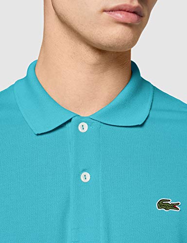 Lacoste L1212 Camiseta Polo, Azul (Capri), L para Hombre