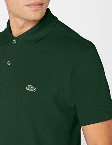 Lacoste L1212 Camiseta Polo, Verde (Vert), M para Hombre