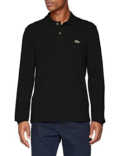 Lacoste L1312 Polo, Negro (Noir), L (Talla del fabricante: 5) para Hombre