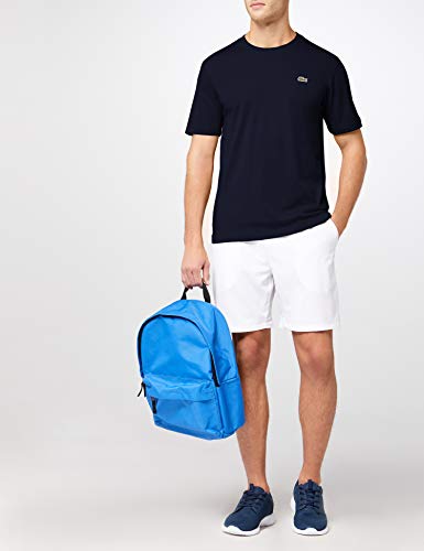 Lacoste TH7618, Camiseta para Hombre, Azul (Marine), Small (Talla del fabricante: 3)