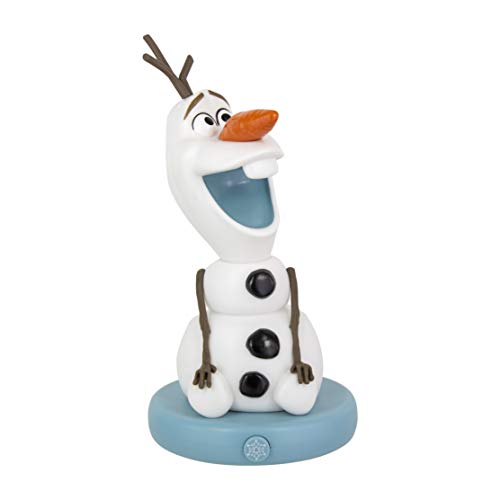 Lámpara decorativa Olaf Frozen, Disney (color blanco)