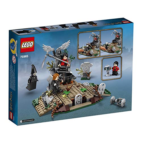 LEGO Harry Potter - Alzamiento de Voldemort, Juguete de construcción del Mundo Mágico, incluye Lápida de Tom Riddle y Minifigura de Voldemort, Novedad 2019 (75965)