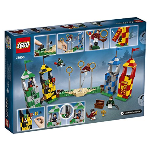 LEGO Harry Potter - Partido de Quidditch, Set de Construcción de Juguete del Deporte de Hogwarts (75956)