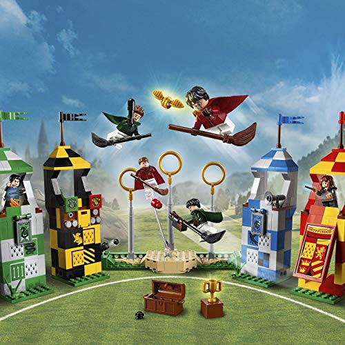 LEGO Harry Potter - Partido de Quidditch, Set de Construcción de Juguete del Deporte de Hogwarts (75956)