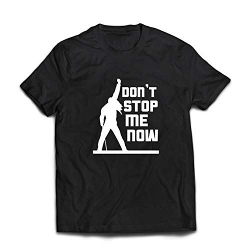 lepni.me Camisetas Hombre Don't Stop me Now! Camisas de Abanico, Regalos de músicos, Ropa de Rock (XXXXX-Large Negro Multicolor)