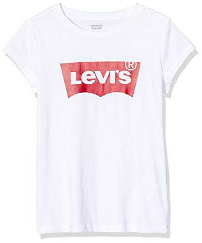 Levi's Kids Lvg S/S Batwing Tee Camiseta Niñas Red / White 8 años