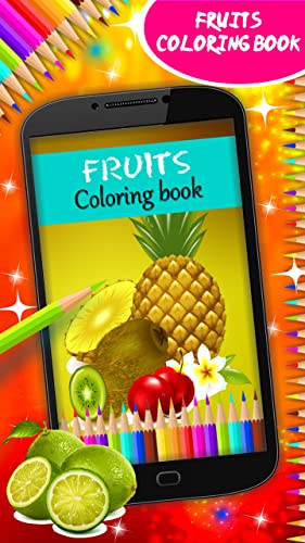 Libro de colorear de frutas