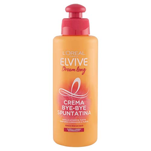 L'Oréal Paris Elvive Dream Long - Crema para el pelo Stop Tijeras sin aclarado - Ideal para cabellos largos y dañados - Cantidad 200 ml - 3 paquetes de 1 unidad