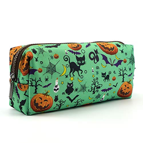 LParkin - Estuche para lápices de lona para Halloween, estuche de maquillaje