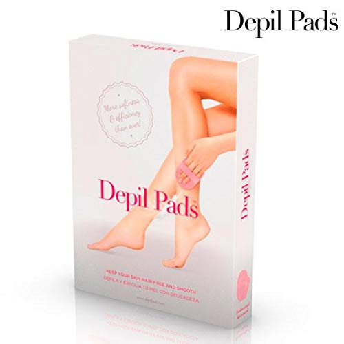 Mamzelle O Depil Pads - Almohadillas exfoliantes con 5 recambios grandes