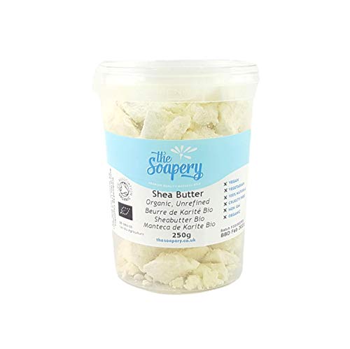 Manteca de Karité 250g – Orgánica, Sin Refinar, Cruda, Natural - 100% Pura