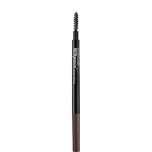 Maybelline Brow Micro Pencil Lápiz de Cejas, 04 Deep Brown Cejas Morenas