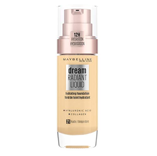 Maybelline Dream Satin Foundation Maquillaje Fluido 21 Nude