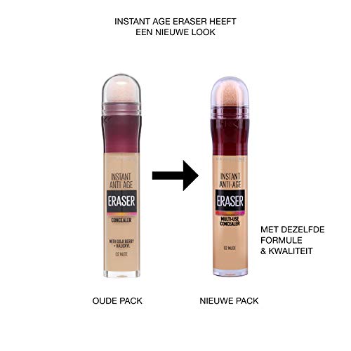 Maybelline Eraser corrector de ojeras 6 ml - Correctores de ojeras (Piel Clara, 6 ml)