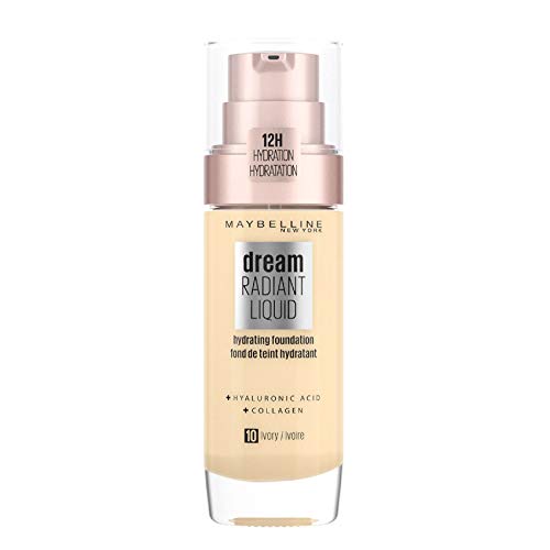 Maybelline New York Dream Satin Foundation Maquillaje Fluido 10 Ivory