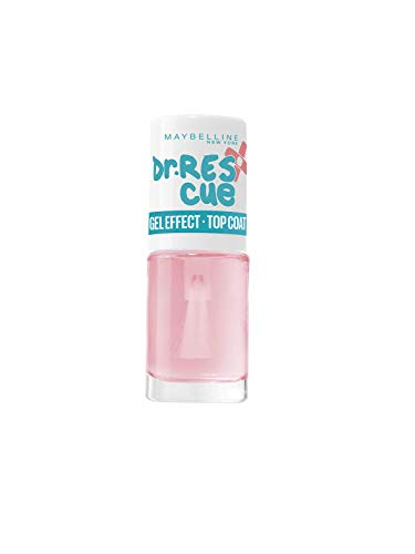 Maybelline New York Dr.Rescue Gel Effect Top Coat, Esmalte de Uñas