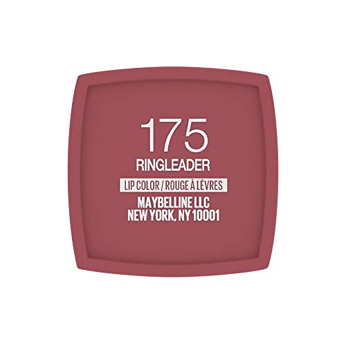 Maybelline New York - Superstay Matte Ink Pintalabios tono 175 Ringleader, rosa - 32 ml