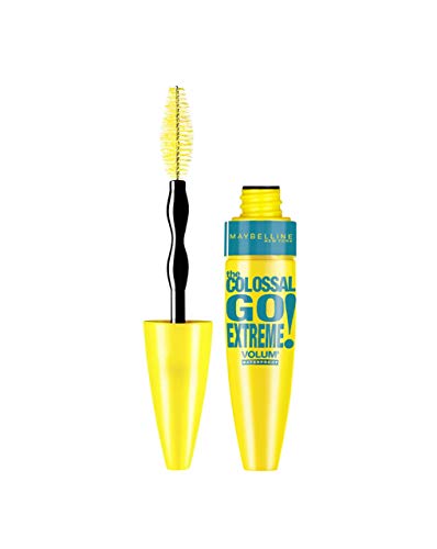 Maybelline New York - The Colossal Go Extreme Volum Waterproof, Máscara de Pestañas, Tono Negro